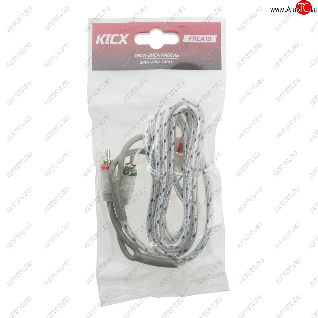 529 р. Кабель RCA 2х2 1.8м KICX KICX frca18  с доставкой в г. Пермь