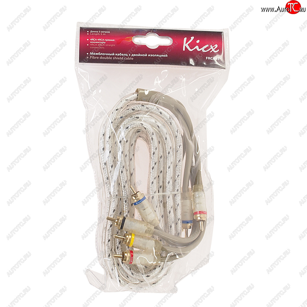 1 699 р. Кабель RCA 4х4 5м KICX KICX frca45  с доставкой в г. Пермь
