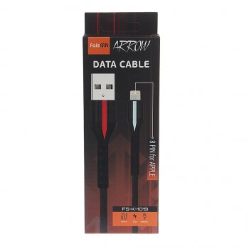 250 р. Кабель iPhone (5-) 1м FAISON FAISON fs-k-1019 arrow black  с доставкой в г. Пермь. Увеличить фотографию 2