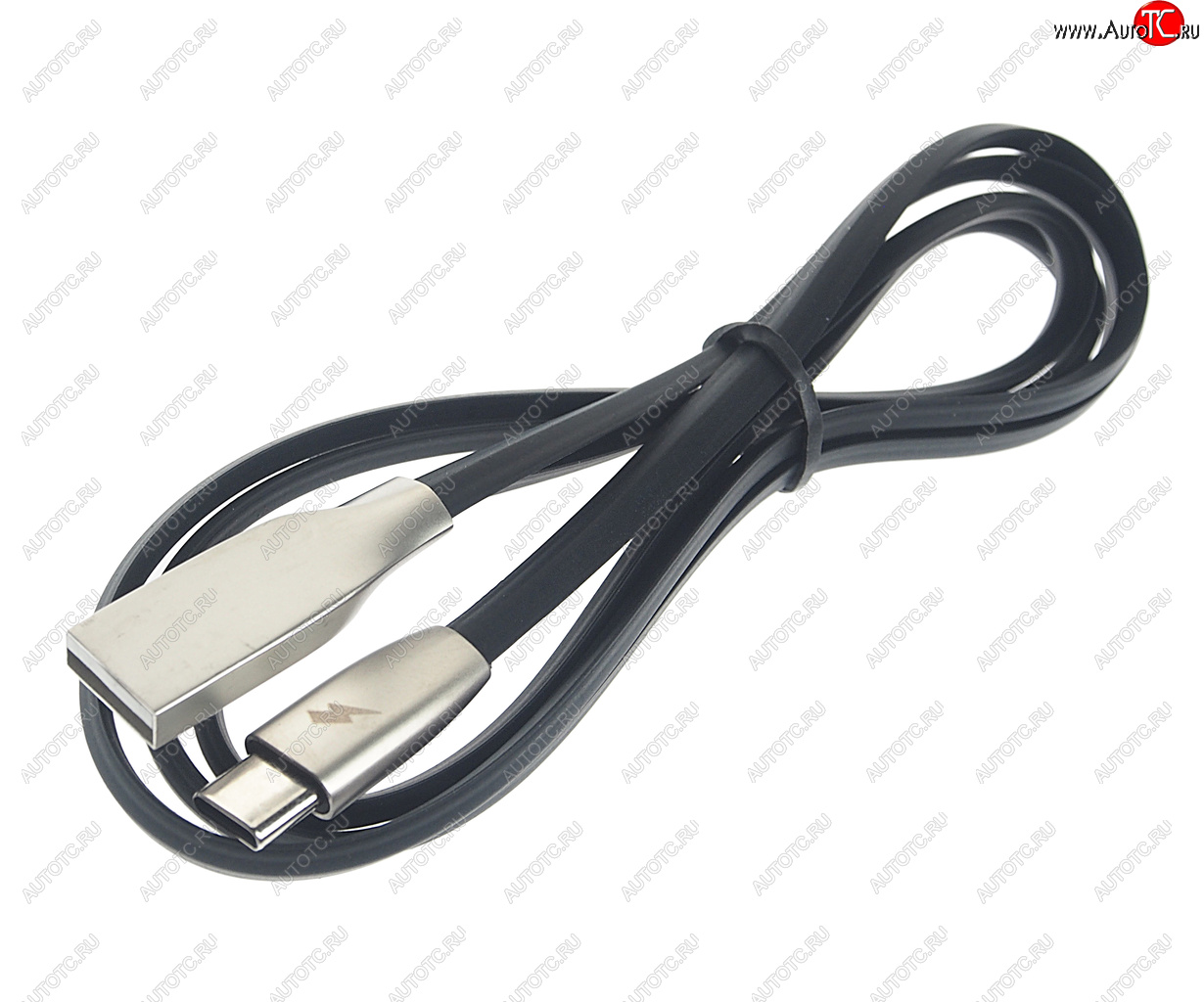 193 р. Кабель USB Type C 1м FAISON FAISON fs-k-1044 even black  с доставкой в г. Пермь