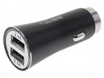 499 р. Устройство зарядное в прикуриватель 2USB 12V Quick Charge EARLDOM EARLDOM fs-z-588 black  с доставкой в г. Пермь. Увеличить фотографию 1
