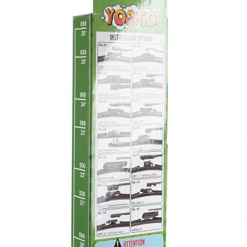 949 р. Щетка стеклоочистителя 550мм бескаркасная YOSHIO YOSHIO fwb-55  с доставкой в г. Пермь. Увеличить фотографию 5