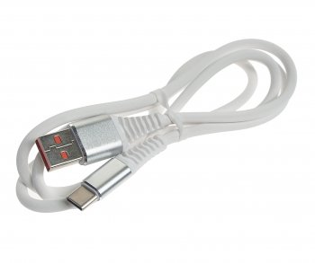 221 р. Кабель USB Type C 1м FAISON FAISON fx24 white  с доставкой в г. Пермь. Увеличить фотографию 1