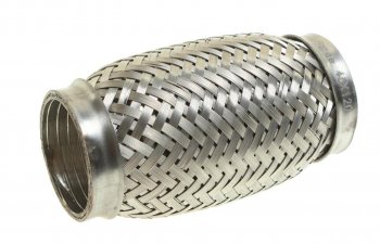 629 р. Гофра глушителя 45x120 в 3-ой оплетке interlock нержавеющая сталь GARDE GARDE g45120  с доставкой в г. Пермь. Увеличить фотографию 1