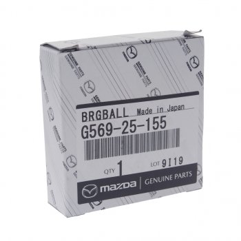 2 599 р. Подшипник подвесной MAZDA 323,626,6 опоры полуоси OE MAZDA g569-25-155  с доставкой в г. Пермь. Увеличить фотографию 2