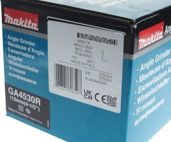 9 799 р. Машина углошлифовальная 720Вт 115мм 11000обмин. MAKITA MAKITA ga4530r   с доставкой в г. Пермь. Увеличить фотографию 6