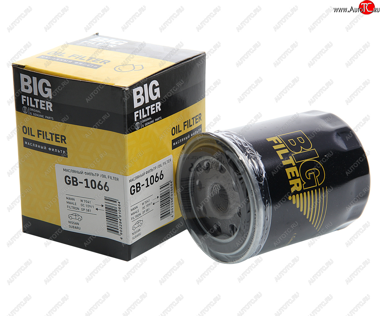 319 р. Фильтр масляный NISSAN FORD INFINITI BIG FILTER BIG FILTER gb-1066  с доставкой в г. Пермь