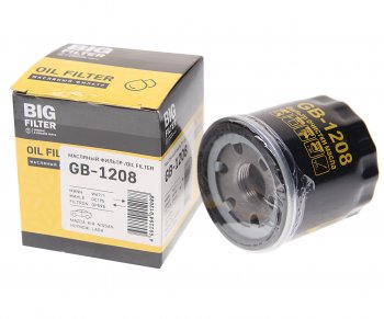 291 р. Фильтр масляный NISSAN SUBARU RENAULT HYUNDAI KIA BIG FILTER BIG FILTER gb-1208  с доставкой в г. Пермь. Увеличить фотографию 1