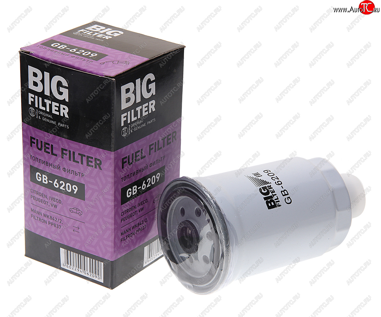 879 р. Фильтр топливный УАЗ тонкой отчистки ЗМЗ-514 (гайка) BIG FILTER BIG FILTER gb-6209  с доставкой в г. Пермь