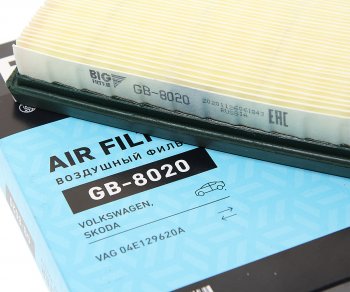 799 р. Фильтр воздушный салона BIG FILTER  Skoda Octavia  A7 (2012-2017), Volkswagen Golf  7 (2012-2017)  с доставкой в г. Пермь. Увеличить фотографию 2