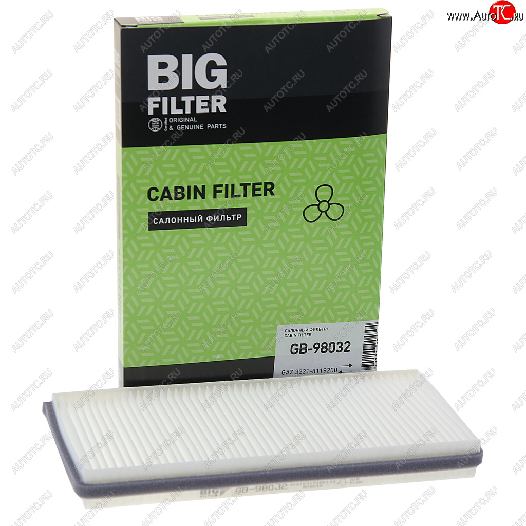 569 р. Фильтр воздушный салона BIG FILTER  ГАЗ ГАЗель  3302,Бизнес (2010-2025) 2-ой рестайлинг шасси ((новая панель))  с доставкой в г. Пермь