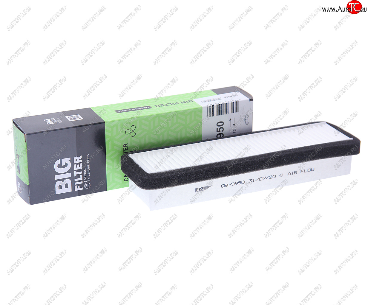 739 р. Фильтр воздушный салона ГАЗ-3302 простой BIG FILTER BIG FILTER gb-9950  с доставкой в г. Пермь