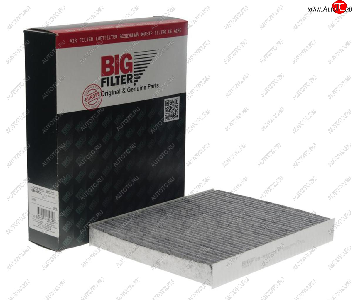 679 р. Фильтр воздушный салона ГАЗель Next,УРАЛ Next угольный BIG FILTER BIG FILTER gb-9972c  с доставкой в г. Пермь