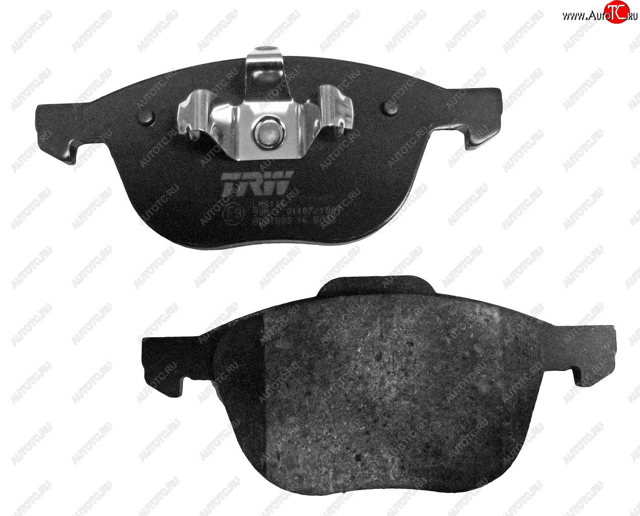 3 589 р. Комплект передних колодок дисковых тормозов TRW Ford Focus 2  седан дорестайлинг (2004-2008)  с доставкой в г. Пермь