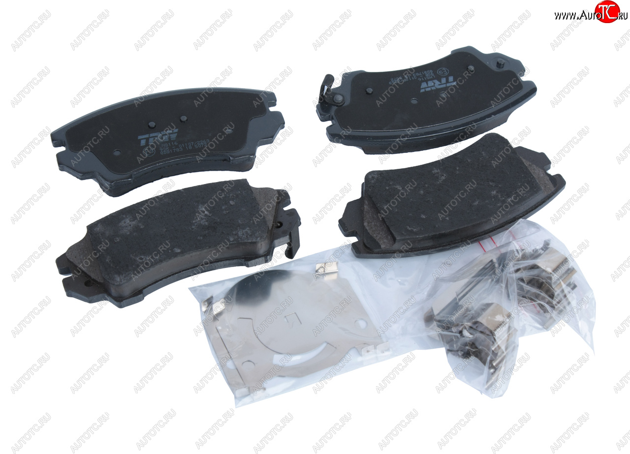 4 849 р. Колодки тормозные передние R17 (4шт.) TRW Opel Insignia A дорестайлинг седан (2008-2013)  с доставкой в г. Пермь