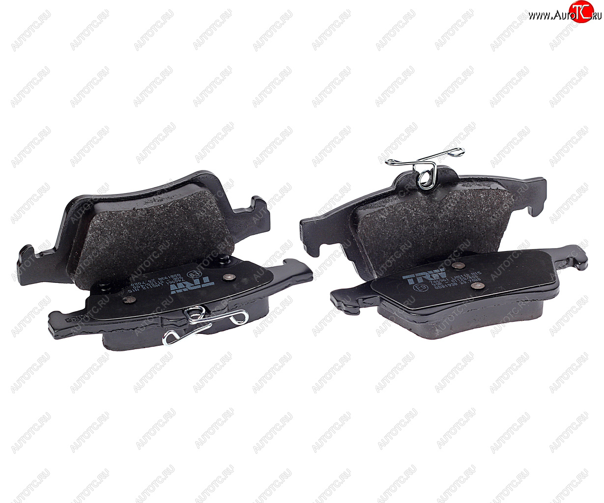 2 999 р. Колодки тормозные задние (4шт.) TRW Ford Focus 2 седан рестайлинг (2007-2011)  с доставкой в г. Пермь