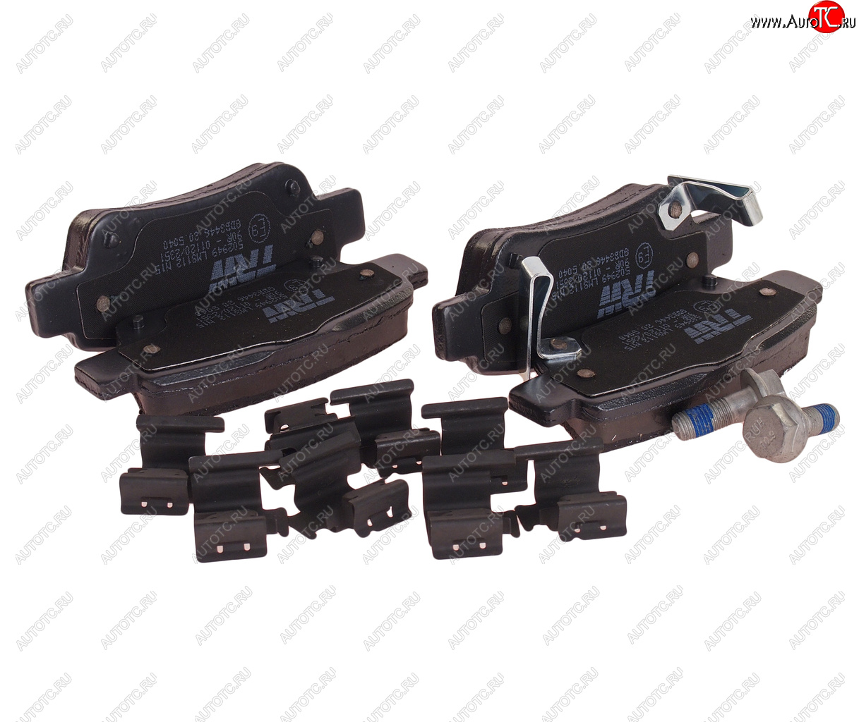 4 799 р. Колодки тормозные задние (4шт.) TRW Honda CR-V RE1,RE2,RE3,RE4,RE5,RE7 дорестайлинг (2007-2010)  с доставкой в г. Пермь