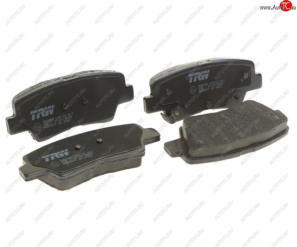 3 169 р. Колодки тормозные задние (4шт.) TRW Hyundai I30 2 GD дорестайлинг, хэтчбэк 5 дв. (2011-2015)  с доставкой в г. Пермь