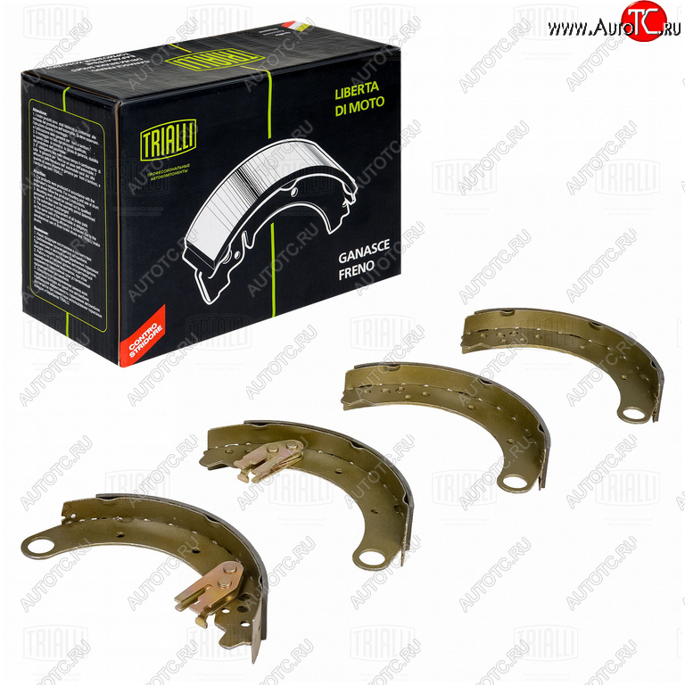 3 669 р. Колодки тормозные УАЗ-3163 Патриот (14-) НО задние клееные (4шт.) TRIALLI TRIALLI gf240  с доставкой в г. Пермь