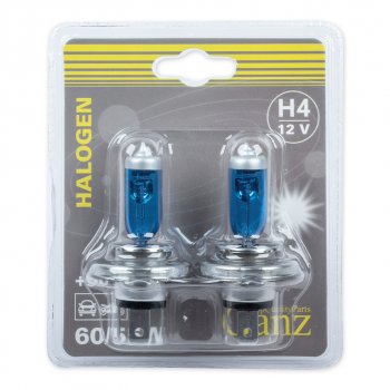 599 р. Лампа 12V H4 6055W P43t +50% блистер (2шт.) GANZ GANZ gip06053  с доставкой в г. Пермь. Увеличить фотографию 2
