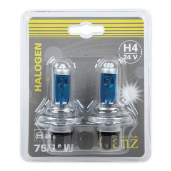 439 р. Лампа 24V H4 7570W P43t +50% блистер (2шт.) GANZ GANZ gip06055  с доставкой в г. Пермь. Увеличить фотографию 2