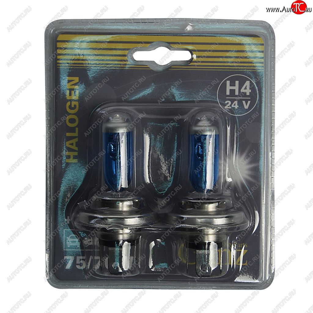 439 р. Лампа 24V H4 7570W P43t +50% блистер (2шт.) GANZ GANZ gip06055  с доставкой в г. Пермь