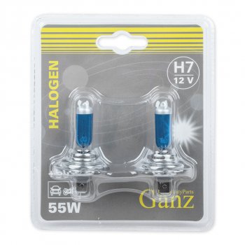 569 р. Лампа 12V H7 55W PX26d +50% блистер (2шт.) GANZ GANZ gip06056  с доставкой в г. Пермь. Увеличить фотографию 3