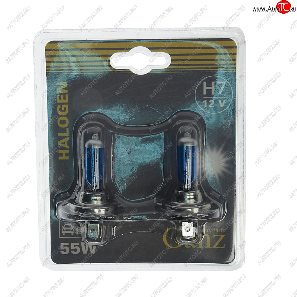 569 р. Лампа 12V H7 55W PX26d +50% блистер (2шт.) GANZ GANZ gip06056  с доставкой в г. Пермь