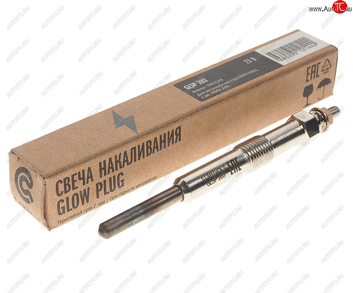 769 р. Свеча накаливания ГАЗ,ЗИЛ-5301 24V STARTVOLT STARTVOLT glsp 203  с доставкой в г. Пермь
