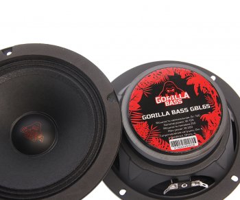 2 979 р. Колонки среднечастоные 6 (16см) 100Вт KICX KICX gorilla bass gbl65  с доставкой в г. Пермь. Увеличить фотографию 3