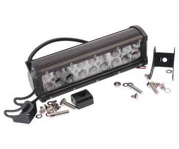2 559 р. Балка светодиодная 1224V 54W (18 светодиодов) 235х85х65мм (ближний свет) двухрядная LED LT LED TECHNOLOGY gr9-54f  с доставкой в г. Пермь. Увеличить фотографию 2