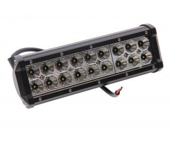2 559 р. Балка светодиодная 1224V 54W (18 светодиодов) 235х85х65мм (ближний свет) двухрядная LED LT LED TECHNOLOGY gr9-54f  с доставкой в г. Пермь. Увеличить фотографию 1