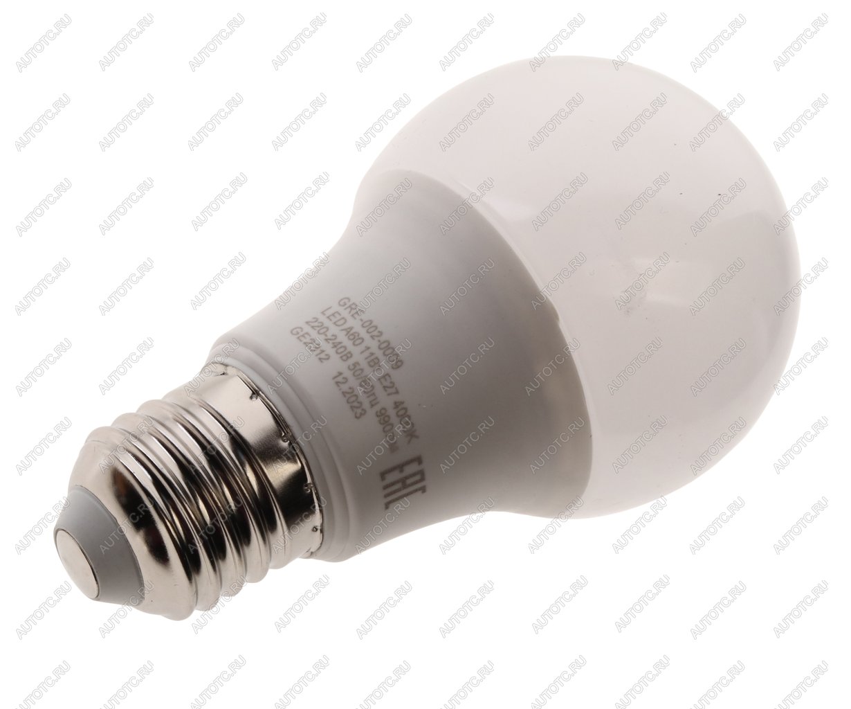 91 р. Лампа светодиодная E27 A60 11W (90W) 220V теплый GRISARD ELECTRIC GRISARD ELECTRIC gre-002-0009  с доставкой в г. Пермь