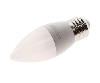 103 р. Лампа светодиодная E27 C35 7W (60W) 220V теплый GRISARD ELECTRIC GRISARD ELECTRIC gre-002-0042  с доставкой в г. Пермь. Увеличить фотографию 2