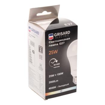 180 р. Лампа светодиодная E27 A70 25W (190W) 220V теплый GRISARD ELECTRIC GRISARD ELECTRIC gre-002-0101  с доставкой в г. Пермь. Увеличить фотографию 3