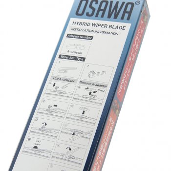 1 099 р. Щетка стеклоочистителя 400мм гибридная OSAWA OSAWA gw40  с доставкой в г. Пермь. Увеличить фотографию 5