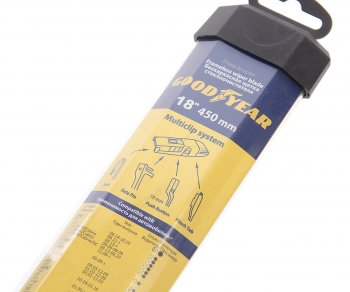 869 р. Щетка стеклоочистителя 450мм бескаркасная Multiclip Frameless GOODYEAR GOODYEAR gy000418  с доставкой в г. Пермь. Увеличить фотографию 4