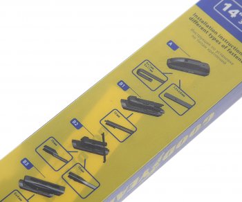 1 059 р. Щетка стеклоочистителя 360мм бескаркасная (8 адаптеров) Premium GOODYEAR GOODYEAR gy000434  с доставкой в г. Пермь. Увеличить фотографию 3