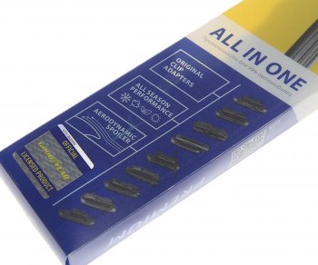 1 059 р. Щетка стеклоочистителя 410мм бескаркасная (8 адаптеров) Premium GOODYEAR GOODYEAR gy000436  с доставкой в г. Пермь. Увеличить фотографию 2