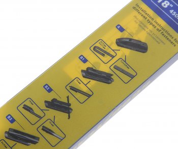 1 059 р. Щетка стеклоочистителя 450мм бескаркасная (8 адаптеров) Premium GOODYEAR GOODYEAR gy000438  с доставкой в г. Пермь. Увеличить фотографию 3