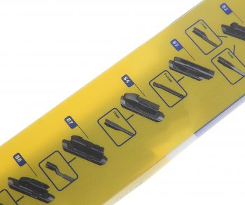1 059 р. Щетка стеклоочистителя 450мм бескаркасная (8 адаптеров) Premium GOODYEAR GOODYEAR gy000438  с доставкой в г. Пермь. Увеличить фотографию 4