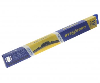 1 059 р. Щетка стеклоочистителя 450мм бескаркасная (8 адаптеров) Premium GOODYEAR GOODYEAR gy000438  с доставкой в г. Пермь. Увеличить фотографию 1