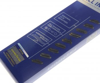 1 059 р. Щетка стеклоочистителя 530мм бескаркасная (8 адаптеров) Premium GOODYEAR GOODYEAR gy000441  с доставкой в г. Пермь. Увеличить фотографию 2