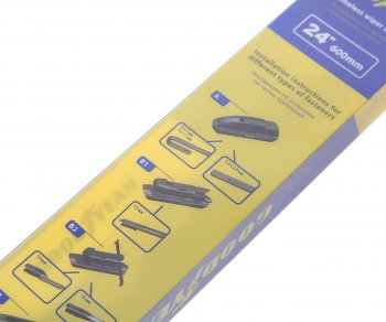 1 059 р. Щетка стеклоочистителя 600мм бескаркасная (8 адаптеров) Premium GOODYEAR GOODYEAR gy000444  с доставкой в г. Пермь. Увеличить фотографию 3
