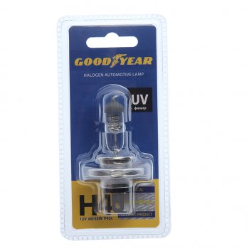 399 р. Лампа 12V H4 6055W P43t блистер (1шт.) GOODYEAR GOODYEAR gy014121  с доставкой в г. Пермь. Увеличить фотографию 1