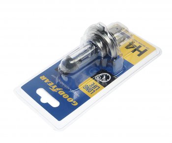 489 р. Лампа 12V H4 6055W P43t блистер (1шт.) Long Life GOODYEAR GOODYEAR gy014123  с доставкой в г. Пермь. Увеличить фотографию 2