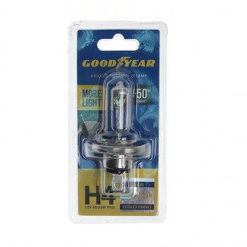 559 р. Лампа 12V H4 6055W P43t блистер (1шт.) More Light GOODYEAR GOODYEAR gy014125  с доставкой в г. Пермь. Увеличить фотографию 1