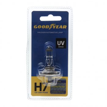 379 р. Лампа 12V H7 55W PX26d блистер (1шт.) GOODYEAR GOODYEAR gy017121 GOODYEAR gy017121  с доставкой в г. Пермь. Увеличить фотографию 1