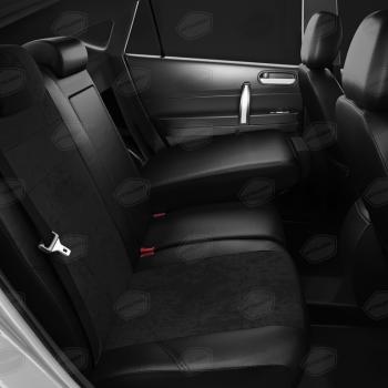 6 949 р. Авточехлы ГАЗель Next (1 низкий, 2 высоких) экокожа-алькантара черные комплект AVTOLIDER AVTOLIDER gz30-0103-ec14  с доставкой в г. Пермь. Увеличить фотографию 6