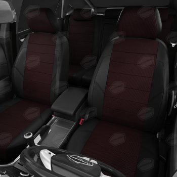Авточехлы ГАЗель Next (1 низкий, 2 высоких) экокожа-жаккард красная точка комплект AVTOLIDER AVTOLIDER gz30-0103-kk6